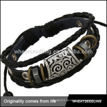 2015 neu kommen Weinlese tibetanisches Armbandlederarmband für Männer an